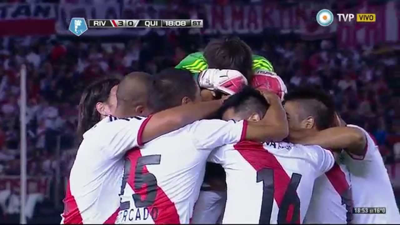 Gol de Ledesma. River 3 - Quilmes 0 | Torneo Final 2014 - Fecha 19