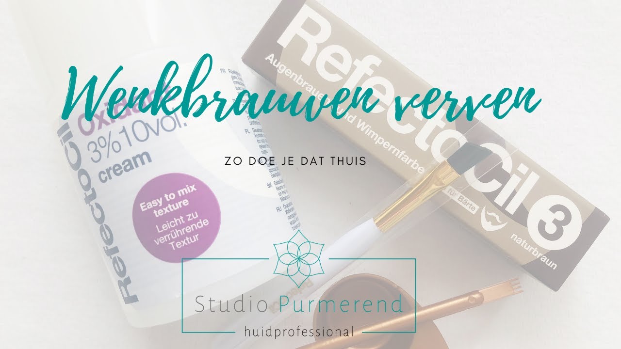 Zelf je wenkbrauwen verven