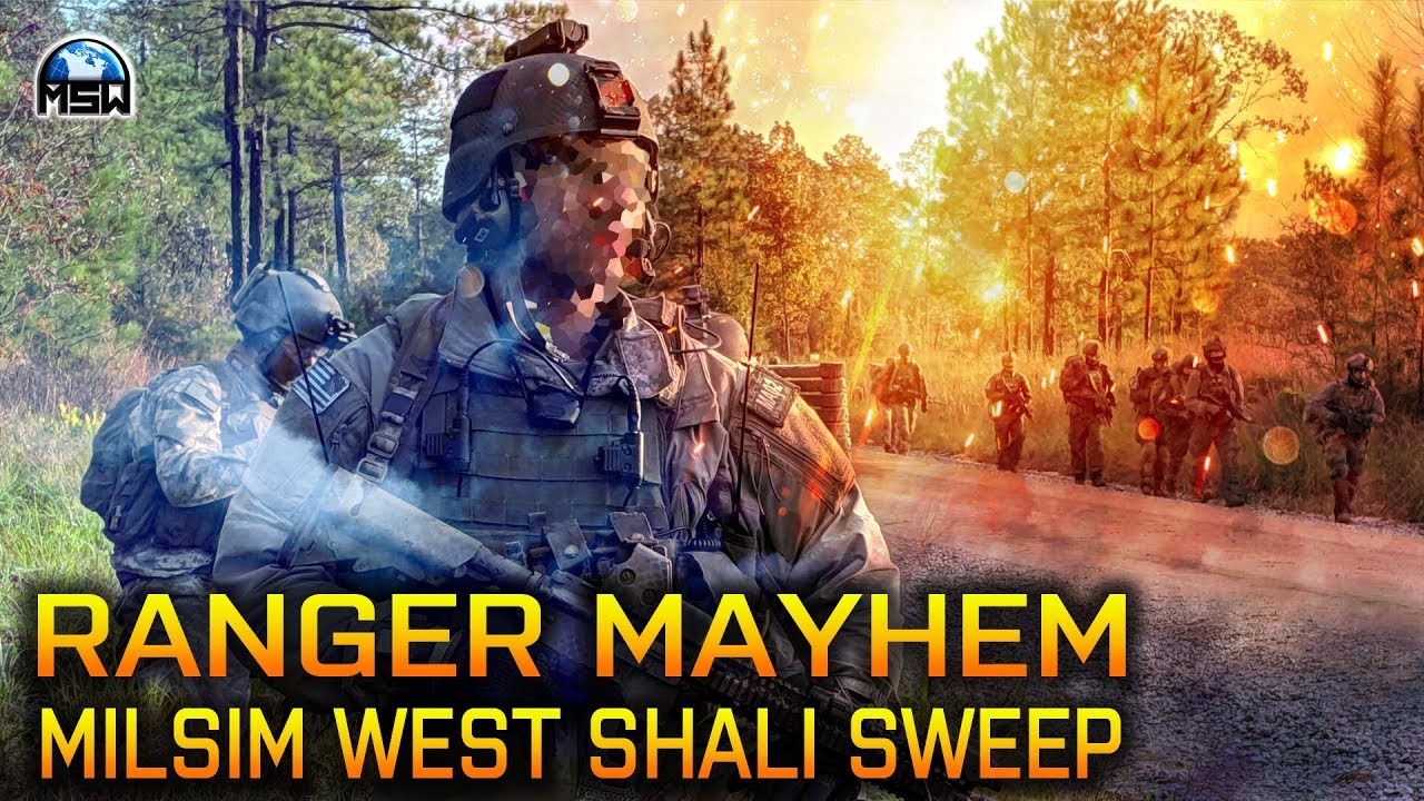 RANGER ASSAULT!!!! RANGER MAYHEM!!! : MILSIM WEST SHALI SWEEP TFM