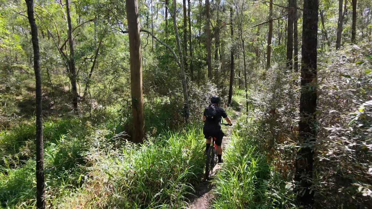 DJI Neo 2 Mountain bike action on the trails at Bunyaville including bonus FPV play