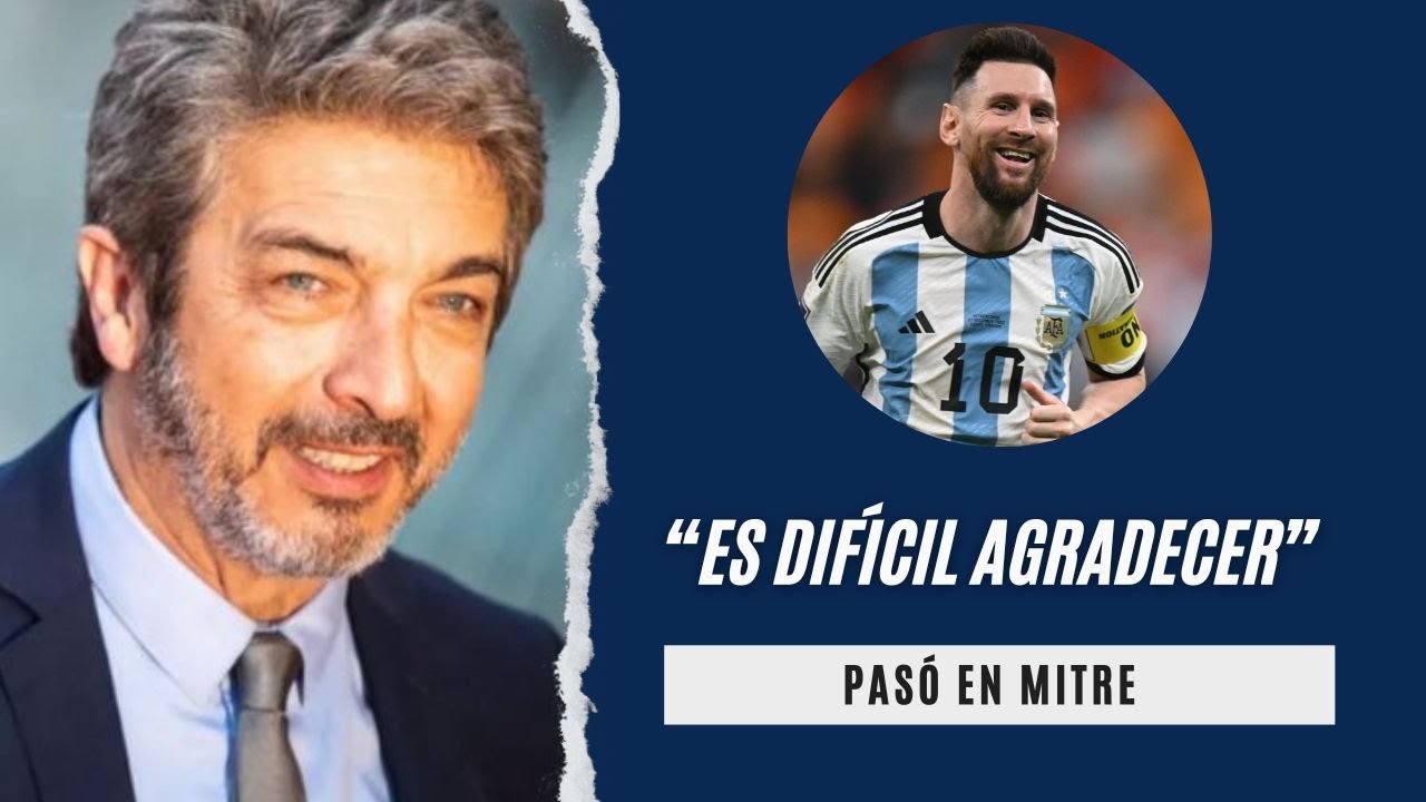 La emoción de Ricardo Darín tras los elogios de Lionel Messi al ver “Argentina, 1985”