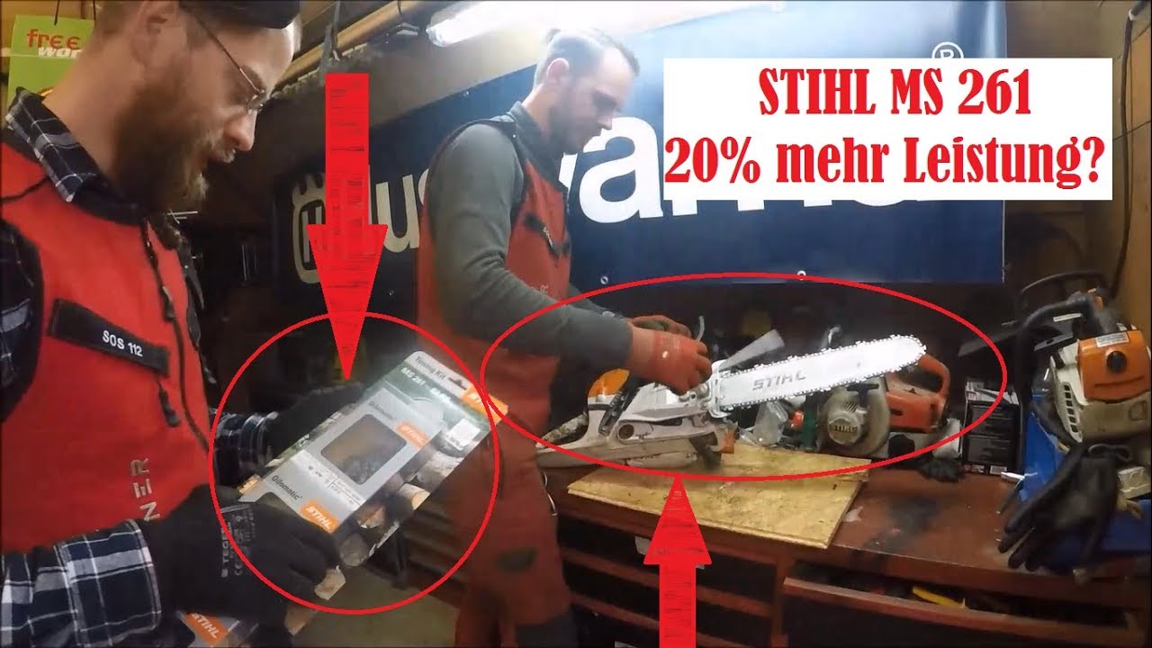 20% Leistungsteigerung? - STIHL MS 261 Tuning | Baumpflege Mertens