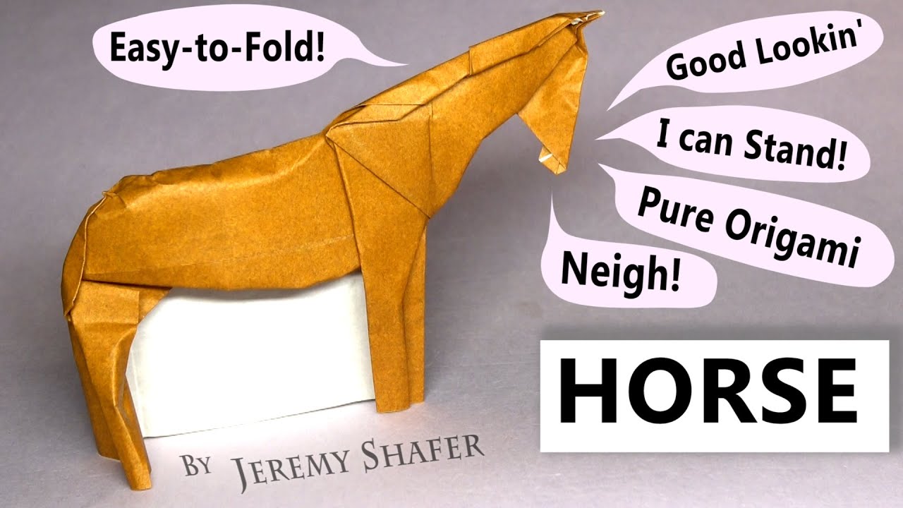 🐴 Лошадка оригами 🐴 Чистое оригами