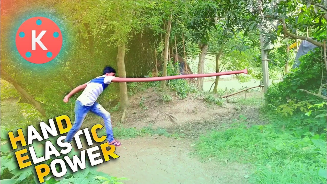 SUPER POWERS EFFECT ON KINEMASTER || Hand Elastic Power effect with KineMaster