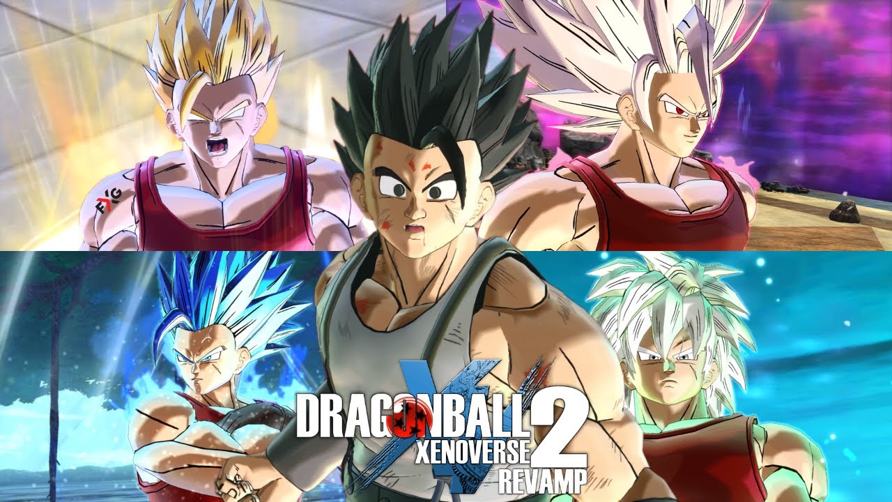 XV2 CAC BEST MODDED REVAMP COMBO TRANSFORMATIONS!