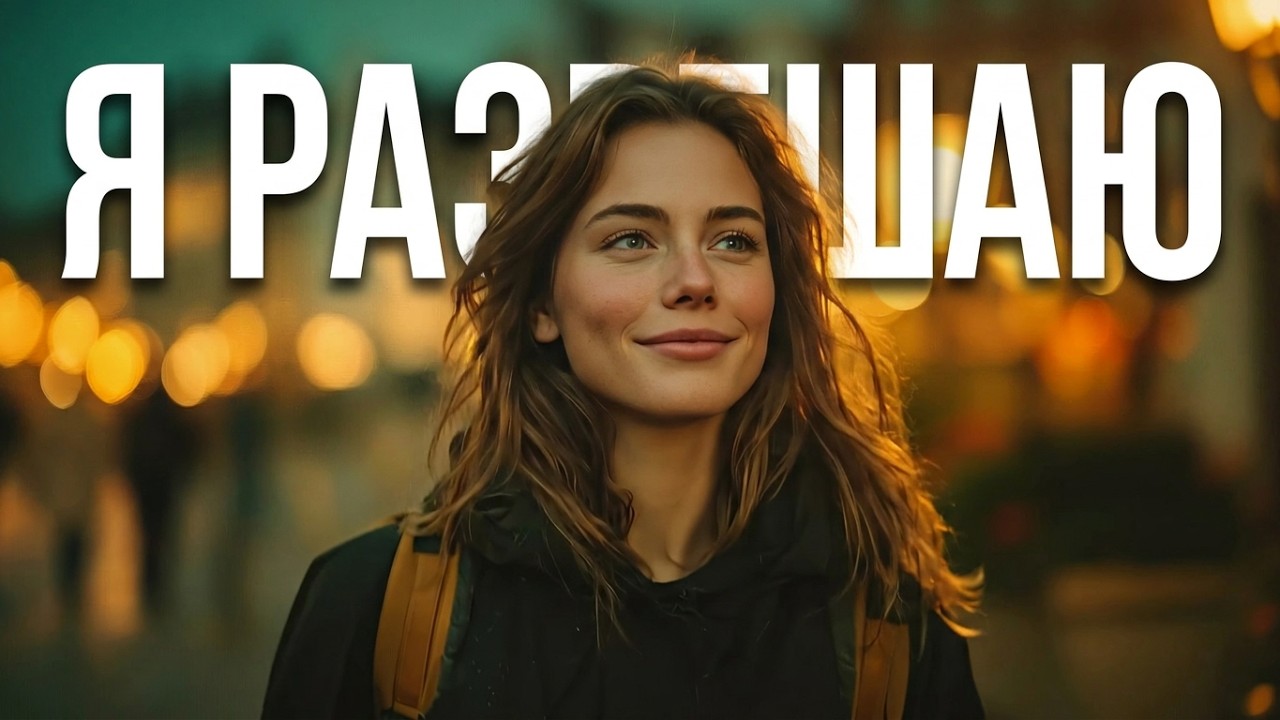 ✨ Я позволяю себе быть слабой ✨ Песня-аффирмация про принятие себя, нежность и внутреннюю силу 💛