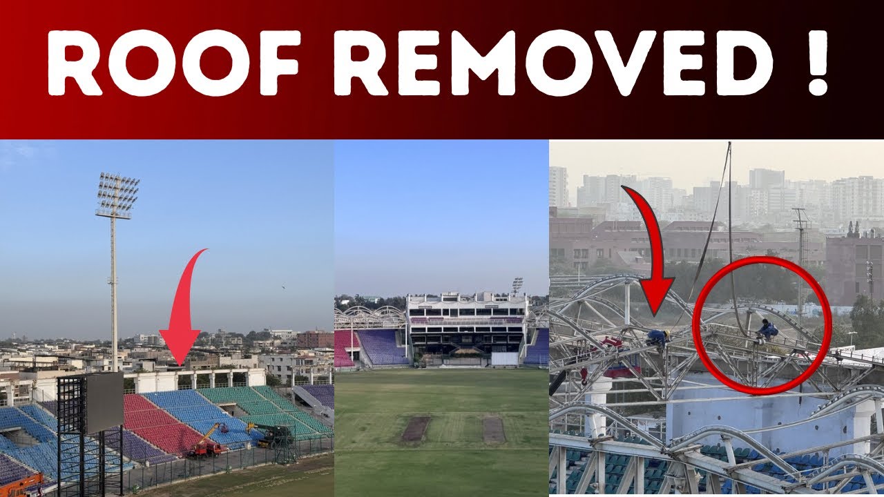BIG EXCLUSIVE 🛑 Stunning Views After Karachi Stadium Roof Removal 😍🤩