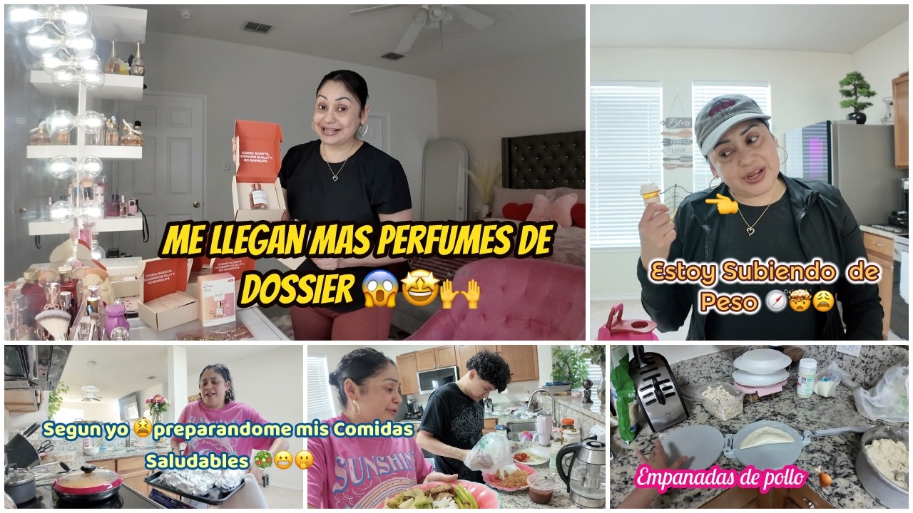 HAUL DE PERFUMES DE DOSSIER 📦🤩 ESTE MEDICAMENTO 💊👎🏼ME ESTÁ SUBIENDO DE PESO 😩🙁