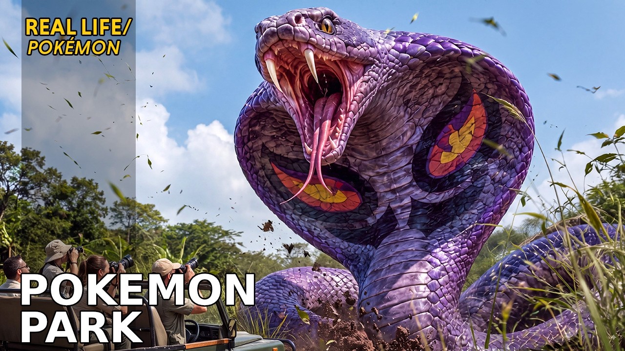 Real Life Pok&eacute;mon Park: What If Pok&eacute;mon Existed in Real Life?! - Poison Type (Reimagined With AI)