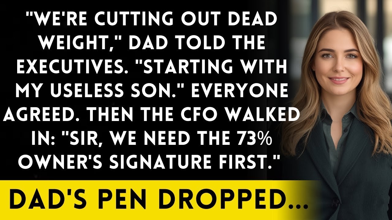 Dad Announced 'No More Charity Cases' At Company Meeting - I'm Their Silent Majority Partner