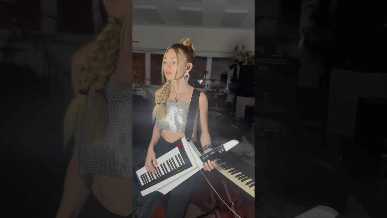 My new Keytar Korg 100 RK S2. Chameleon by Herbie Hancock keytar solo #keytar #korg #synthpop #solo