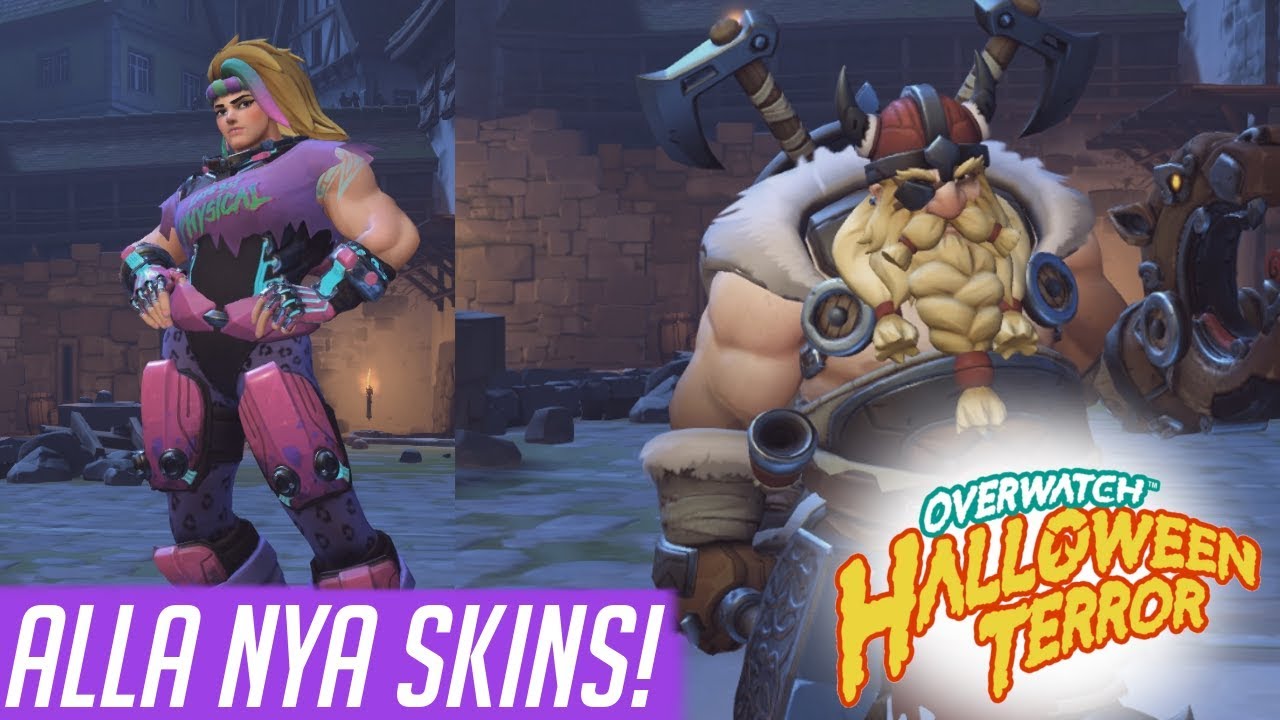 ALLA NYA SKINS - HALLOWEEN TERROR 2017 [Overwatch]