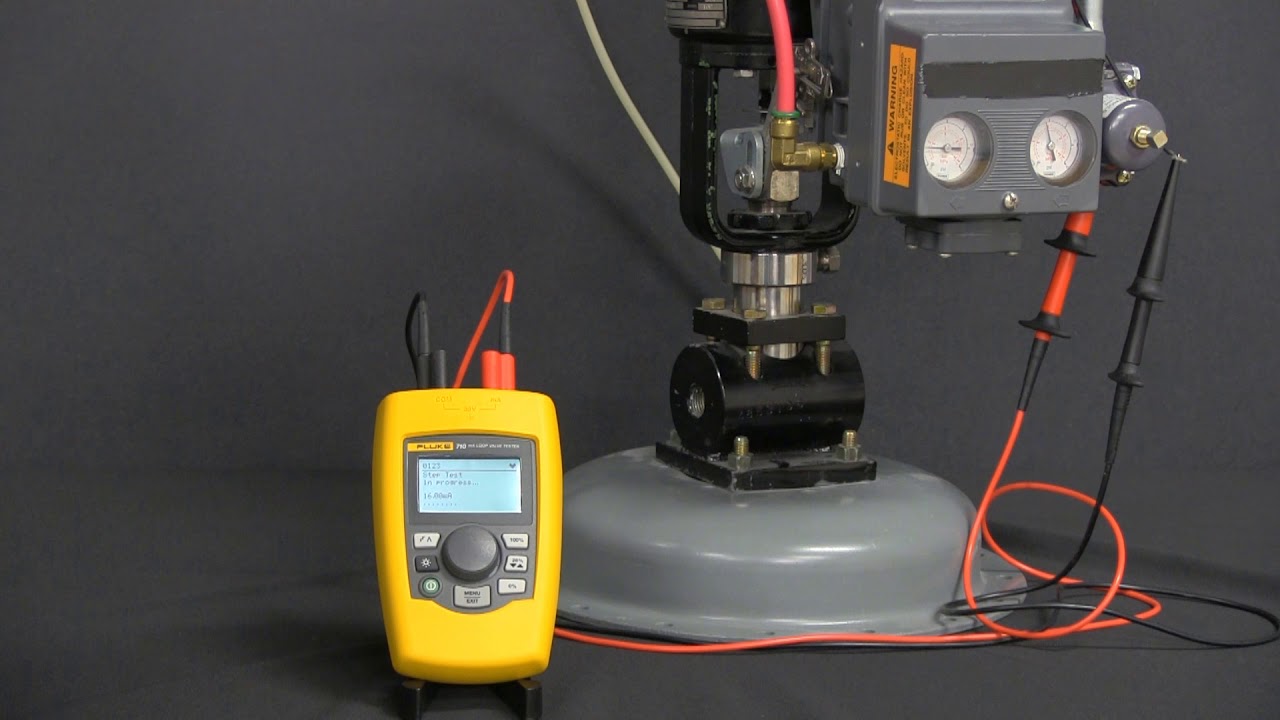 Fluke 710 mA Loop Valve Tester - Step Test Demo