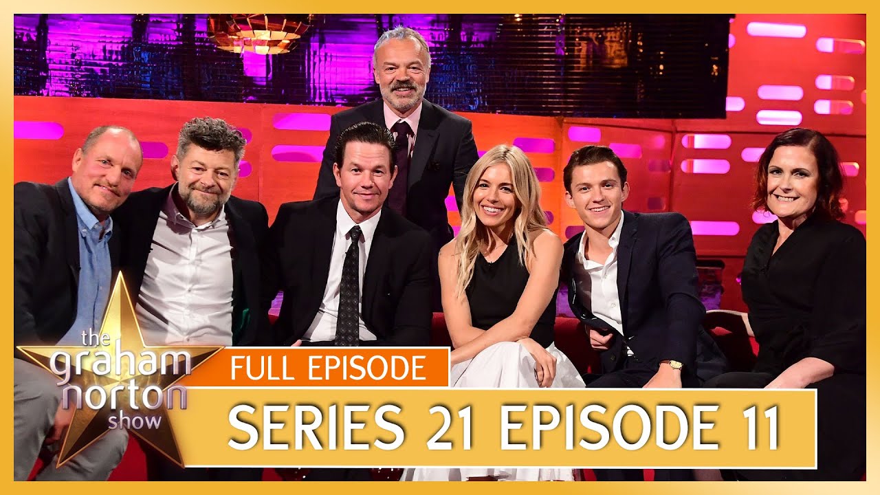 S21 E11 - The Graham Norton Show | Full Episode | Mark Wahlberg, Tom Holland, Woody Harrelson