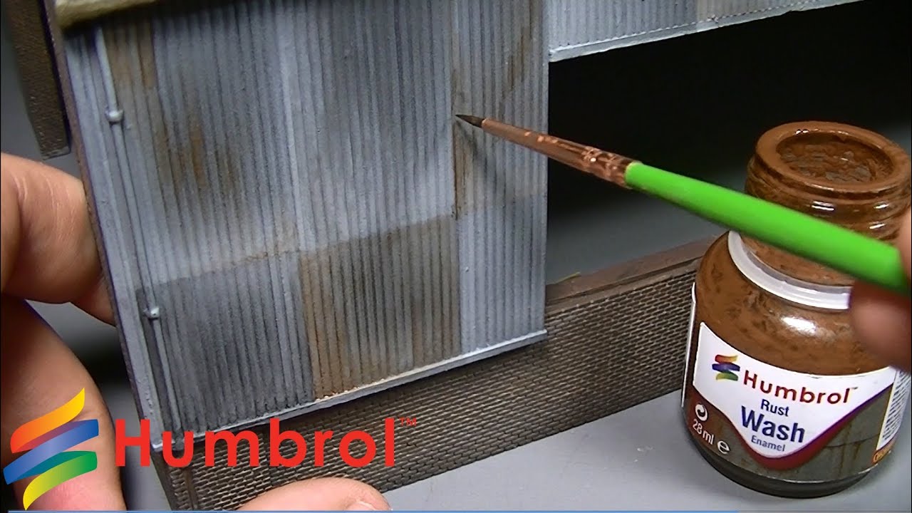 Humbrol - Эффект состаривания с помощью эмалевых смывок