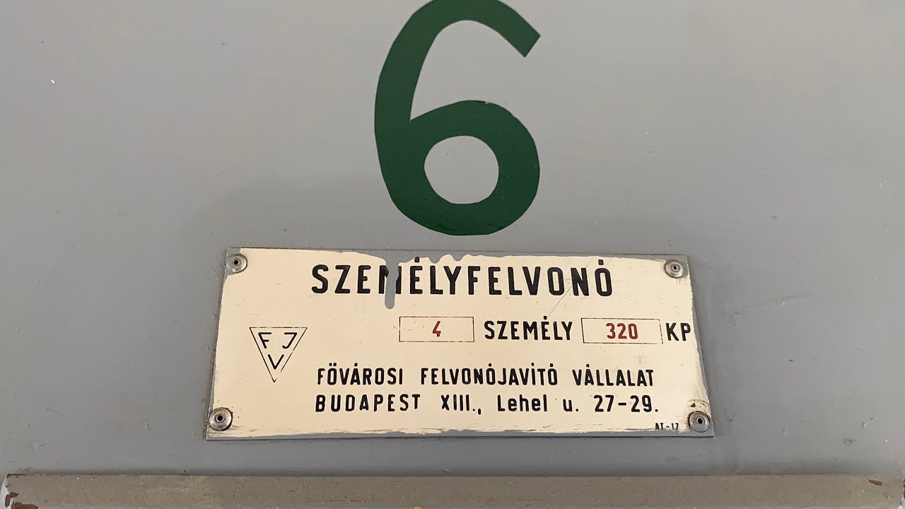 Eredeti FJV Felvon&oacute; | @ Budapest, Bart&oacute;k B&eacute;la &uacute;t 52.