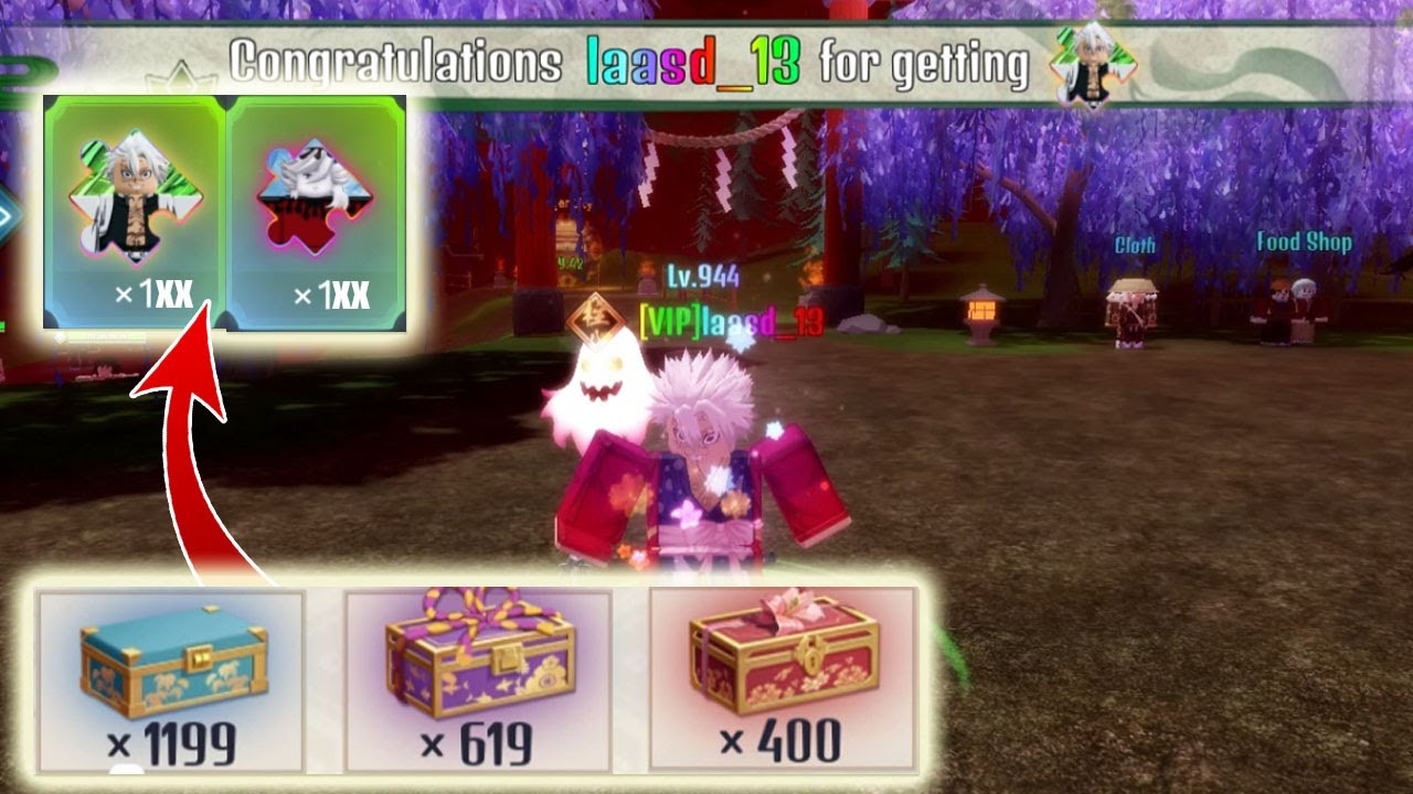 Demon Soul Simulator - Open 400 Mythical Chests (laasd_13 account)