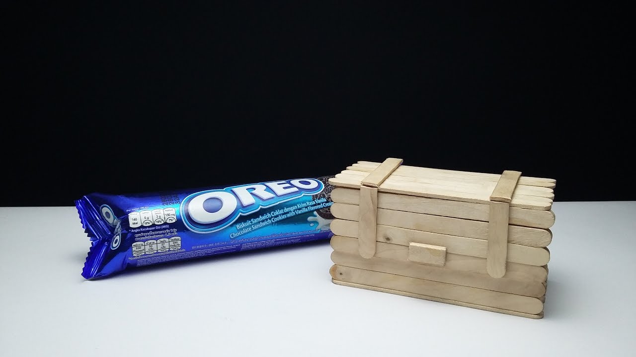 How To Make Trick Opening Box / Puzzle Box Easy With Popsicle Stick - DIY No One Can Open It
