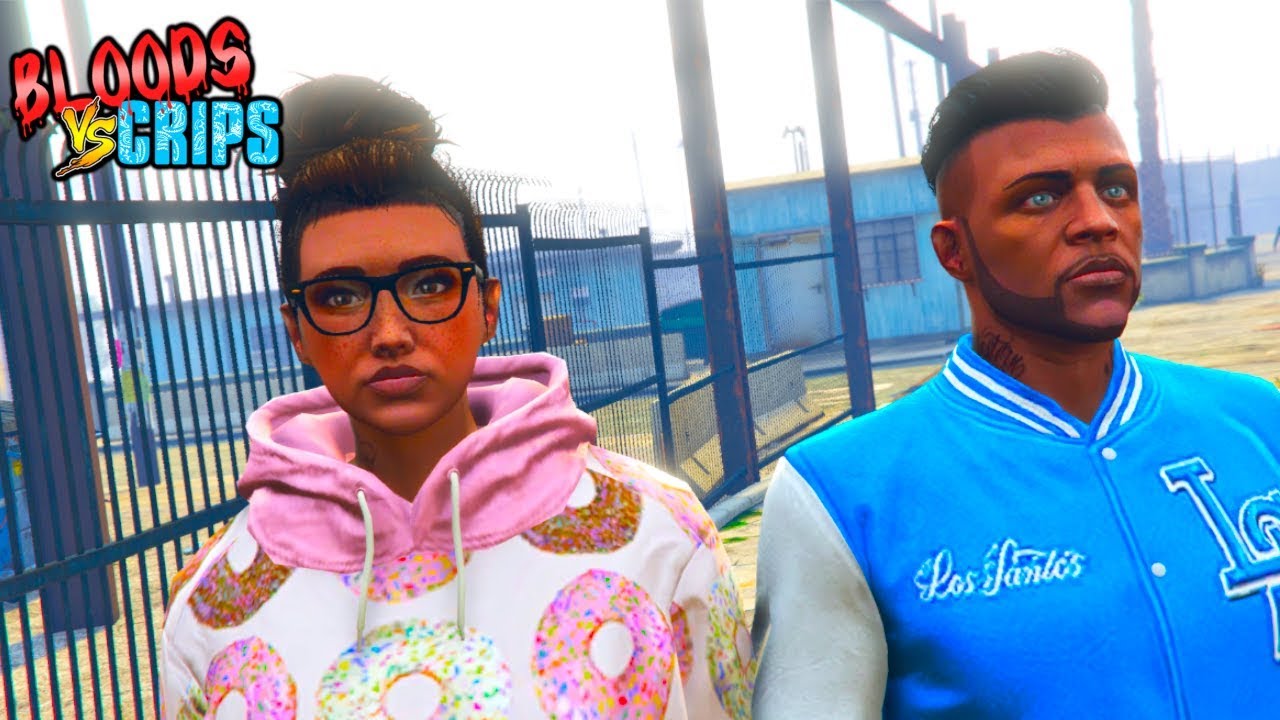 THOT SISTER BLOODS VS CRIPS GANG WAR #1 (GTA5 SKIT)