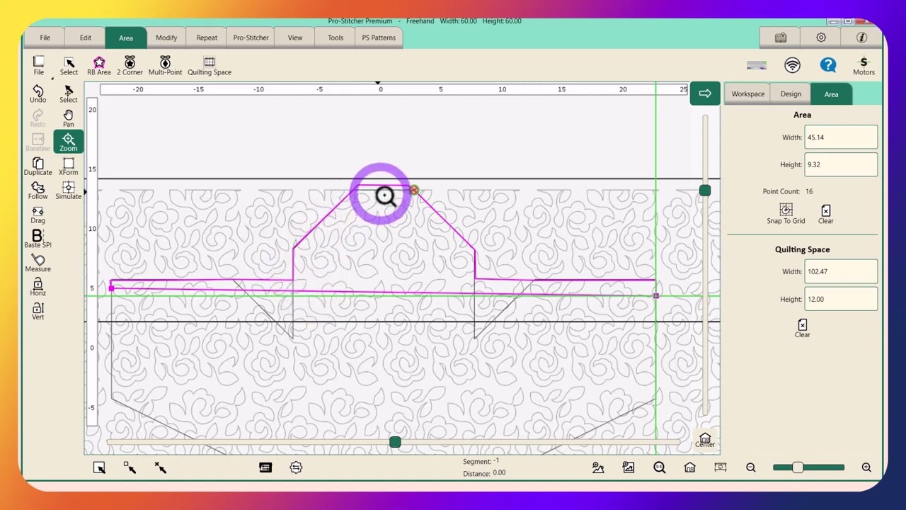 Cropping Large E2E Areas Beyond your Throat Space