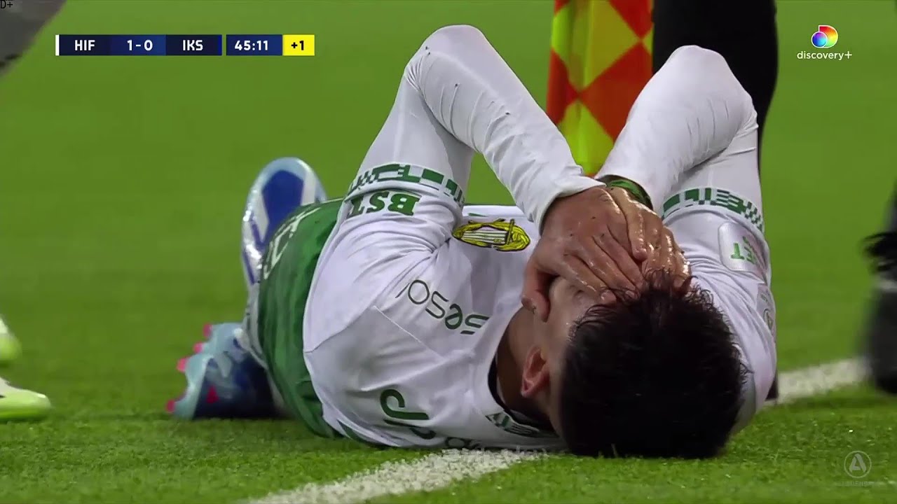 منتظر ماجد اساسيا لغاية الدقيقة 86 بالتعادل بهدفين ضمن الدوري السويدي الممتاز