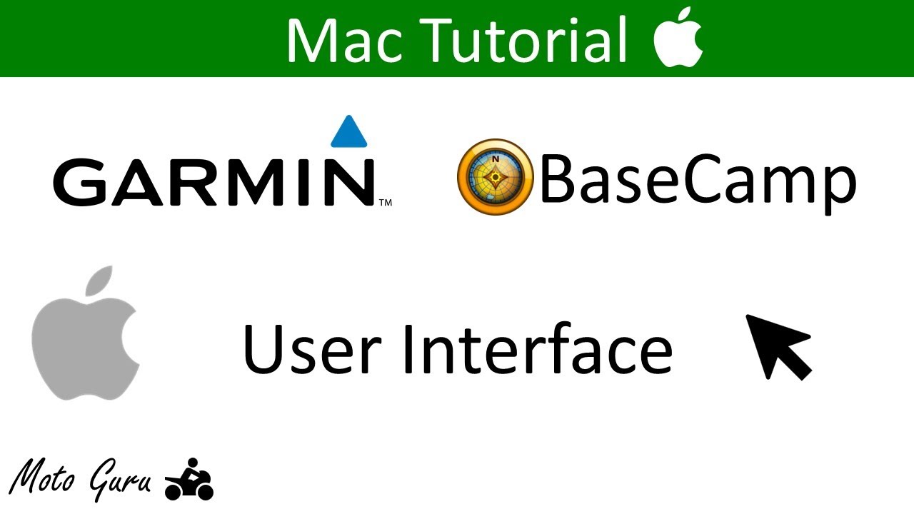 Garmin Basecamp User Interface for Mac