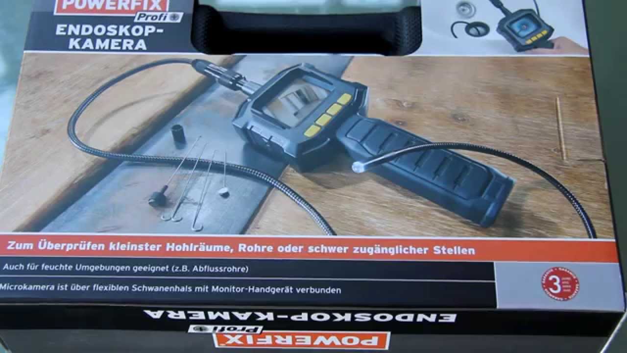 Powerfix Profi Endoscope Camera unboxing and short review