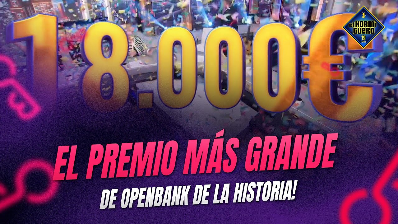 El premio más grande de Openbank: ¡18.000€! - C Tangana y Yerai Cortés - El Hormiguero