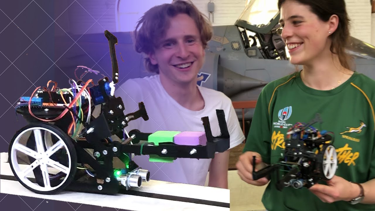 3rd Year Engineering students work on a Mechatronics Project