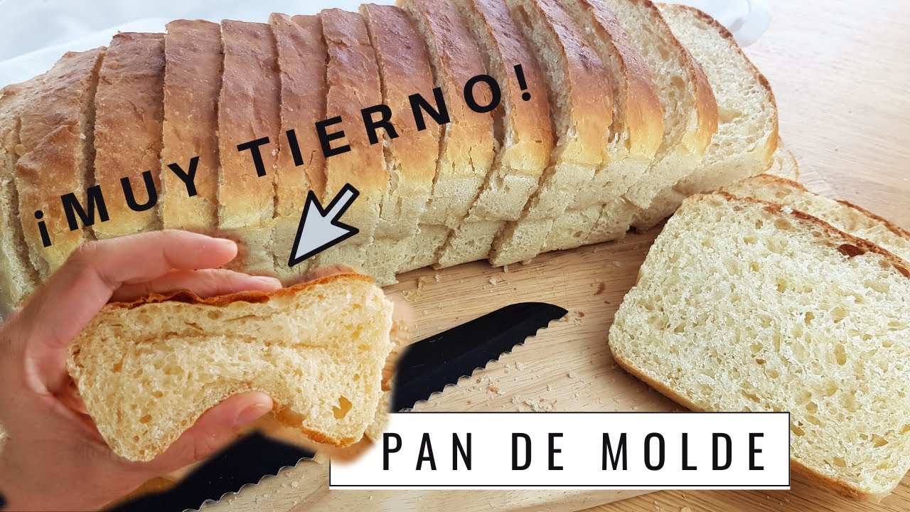 ⭐ SUPER TIERNO PAN DE MOLDE CASERO / Pan de s&aacute;ndwich