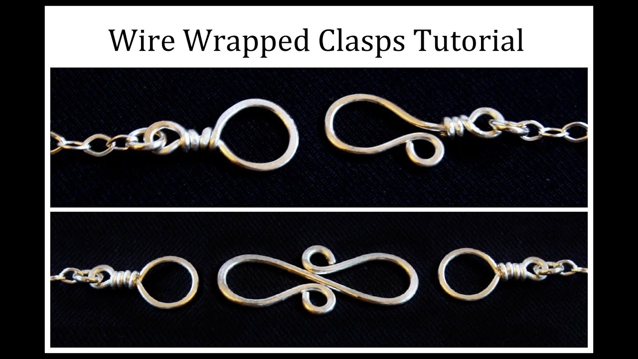 How to Make a Wire Wrapped Clasp : Easy Jewelry Tutorial