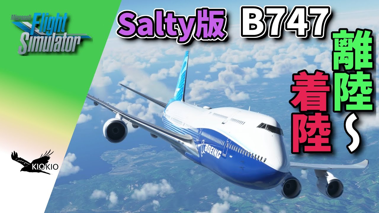 B747をもっと現実に salty 747 版 チュートリアル【MSFS 2020 :PC】