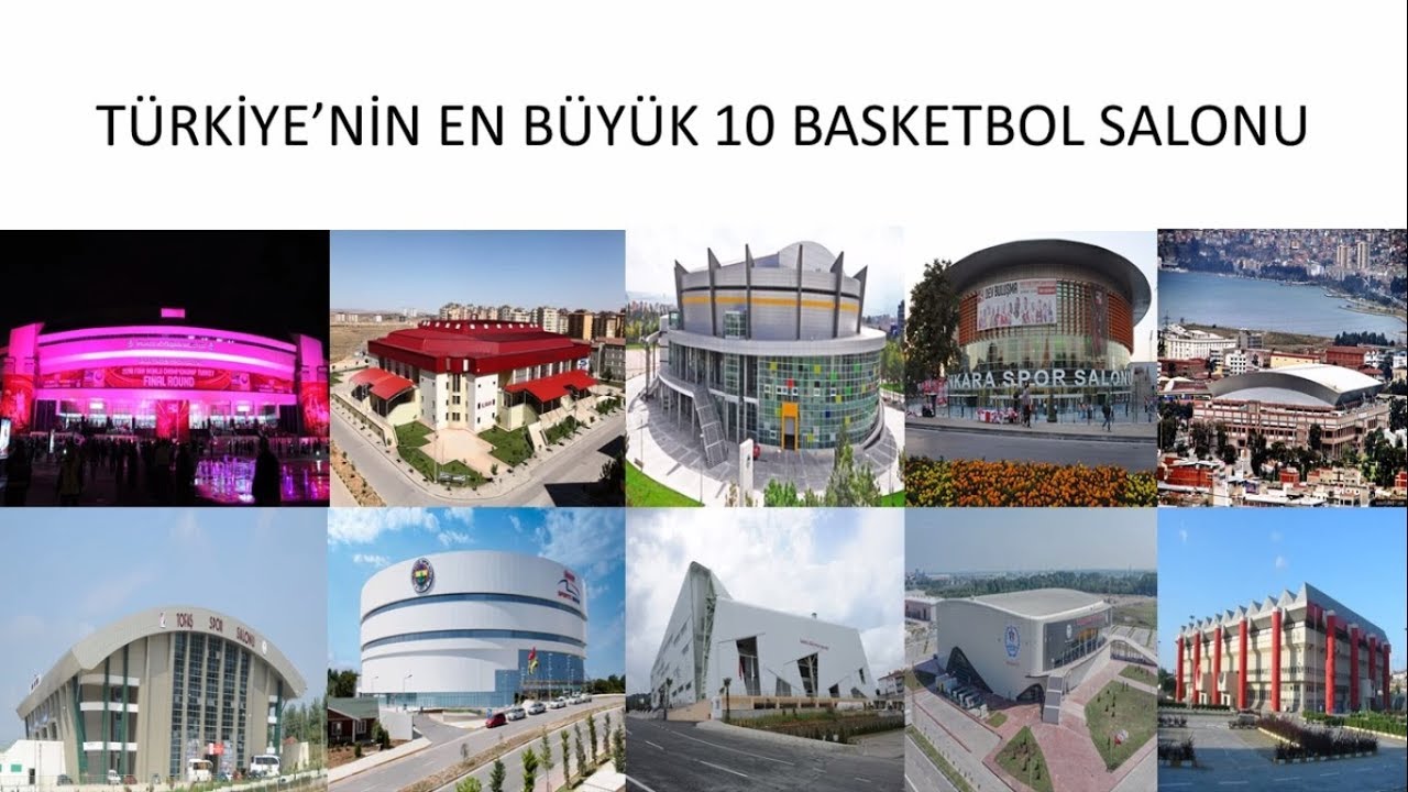 TÜRKİYE’NİN EN BÜYÜK 10  BASKETBOL SALONU