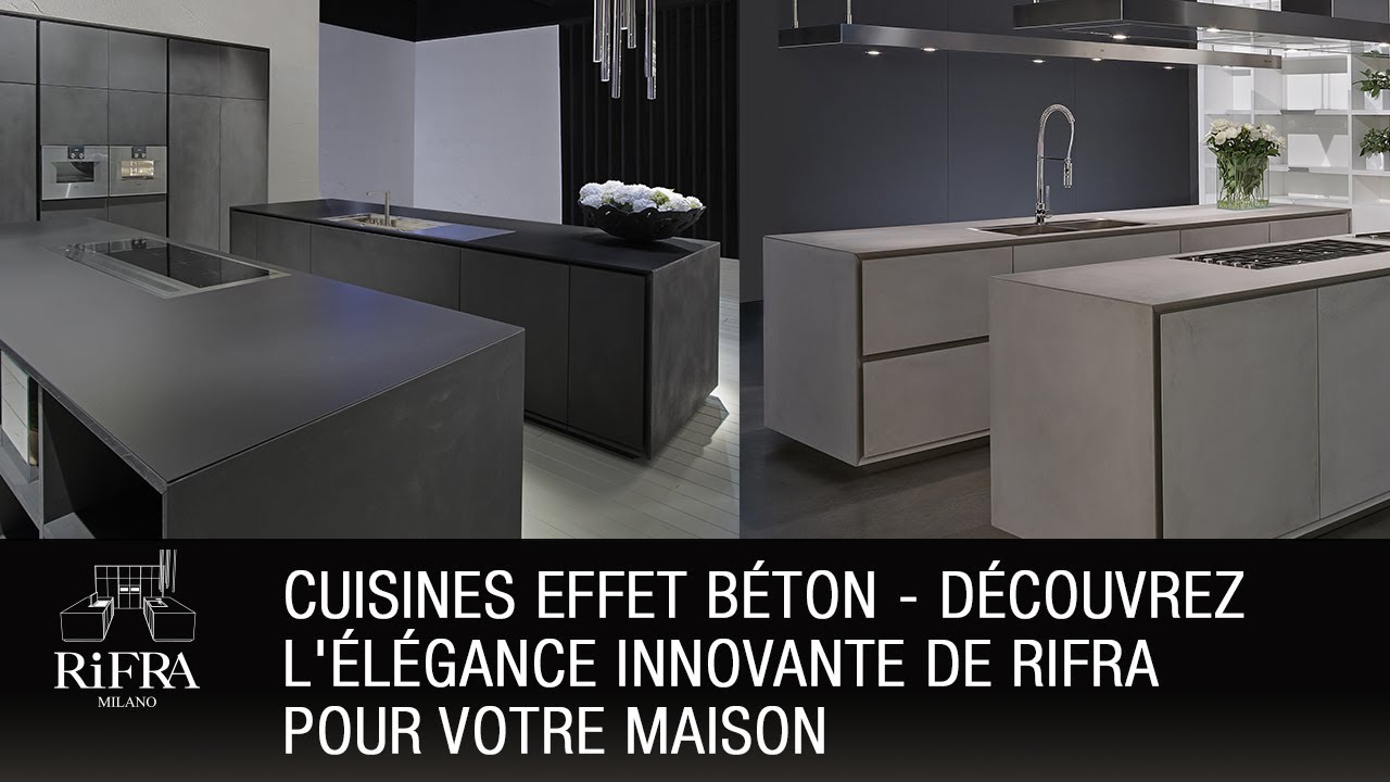 Cuisines Effet Béton - Découvrez l'Élégance Innovante de RiFRA pour Votre Maison