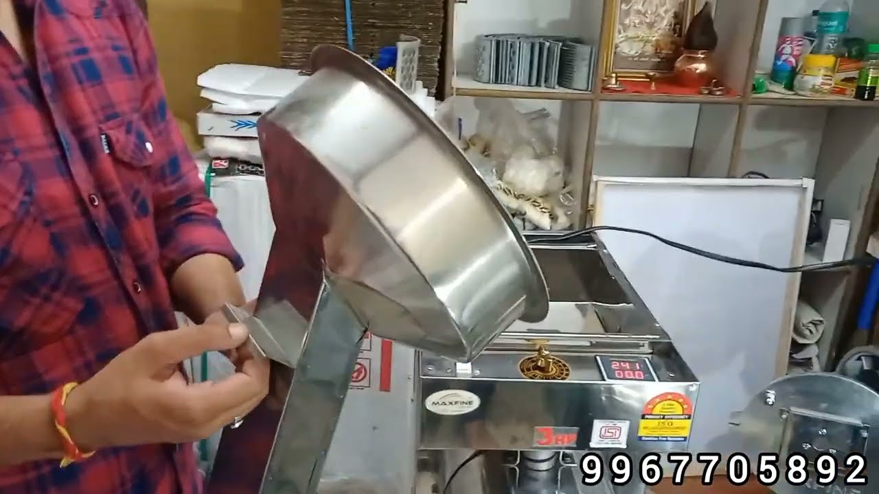 3 HP HEAVY SS 2 IN 1 PULVERISER (AATA CHAKKI) 9967705892 (हिंदी) ORIGINAL PRODUCTION🔥 Maxfine chakki