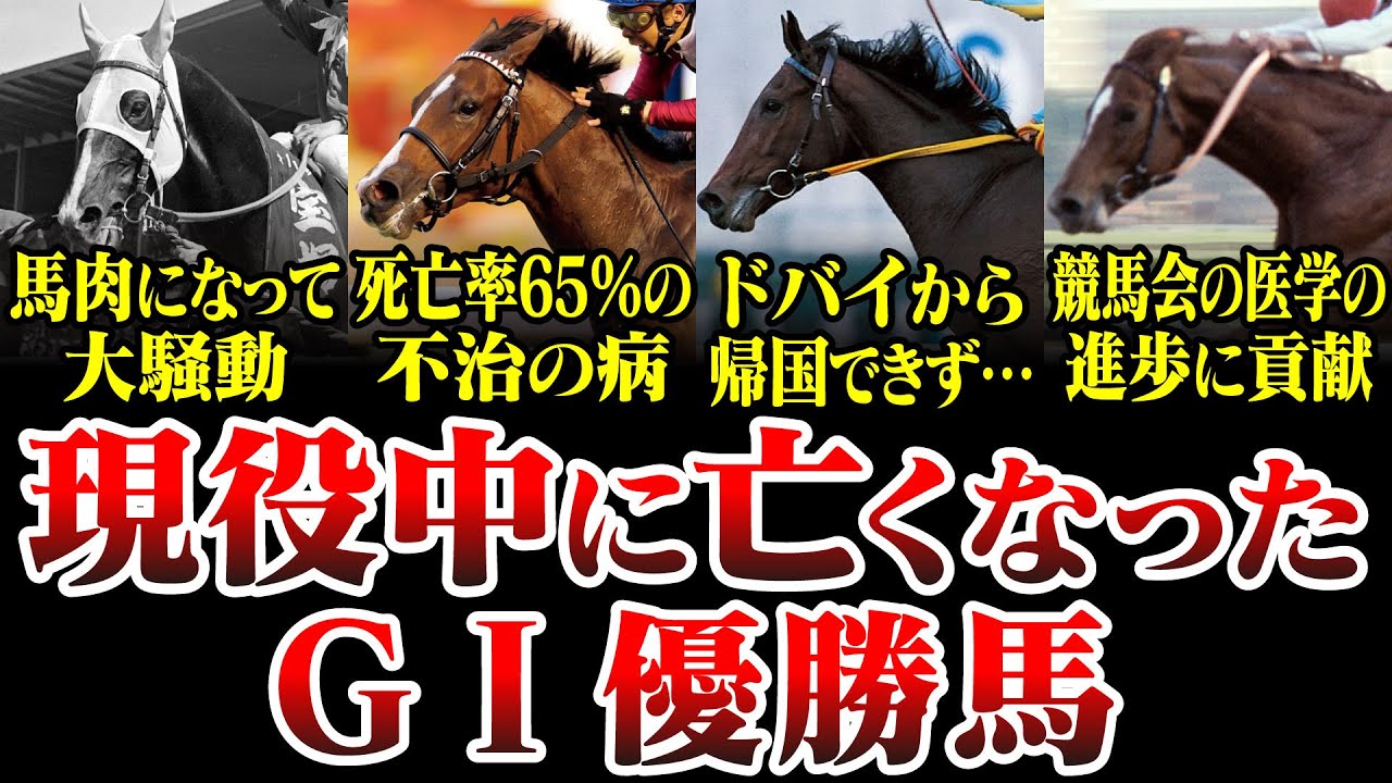 【競馬】名馬たちの悲劇。現役中に亡くなったG1優勝馬たち