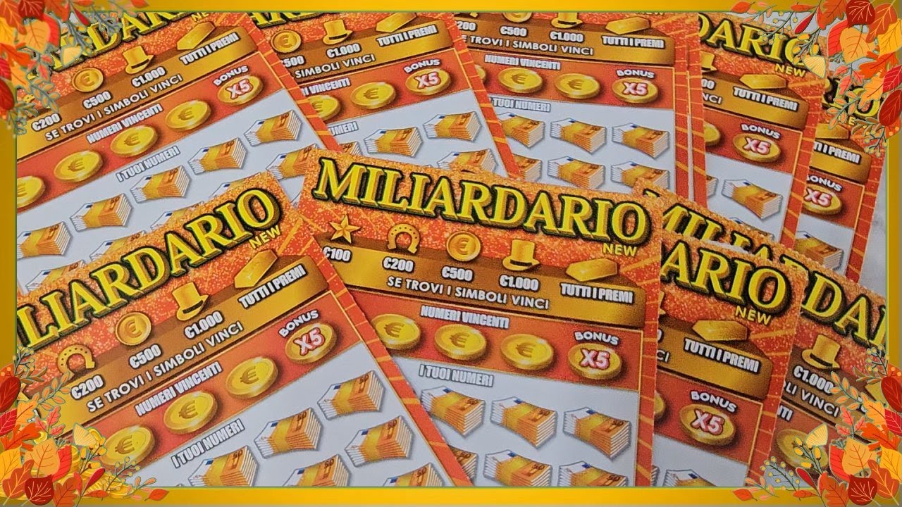 Gratto tutti biglietti Miliardario da 5