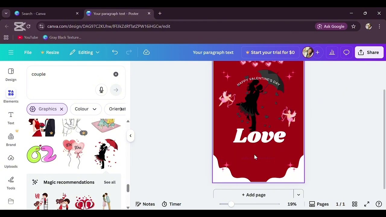 How to make Poster on Canva