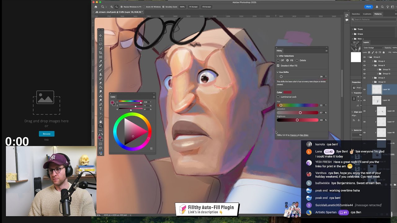 Stylized art study and chatting! ✏️
