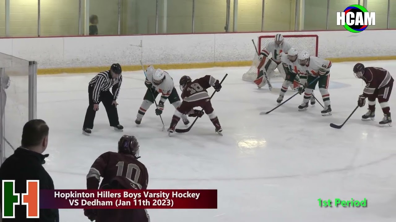 Hopkinton Hillers Boys Varsity Hockey VS Dedham January 11th 2023