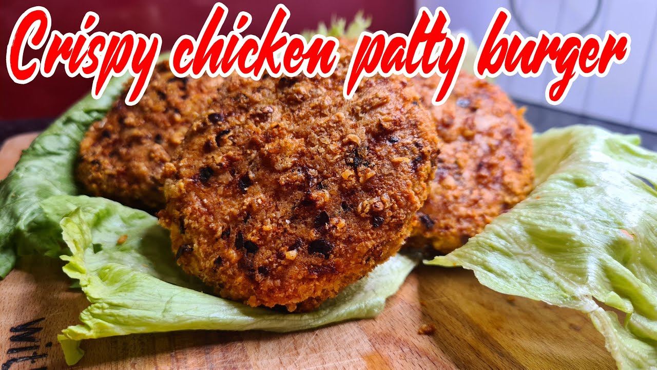 Crispy Chicken Burger |High Protein & Low Carb Burger Patties |Keto Chicken Patties Kersteen Kitchen