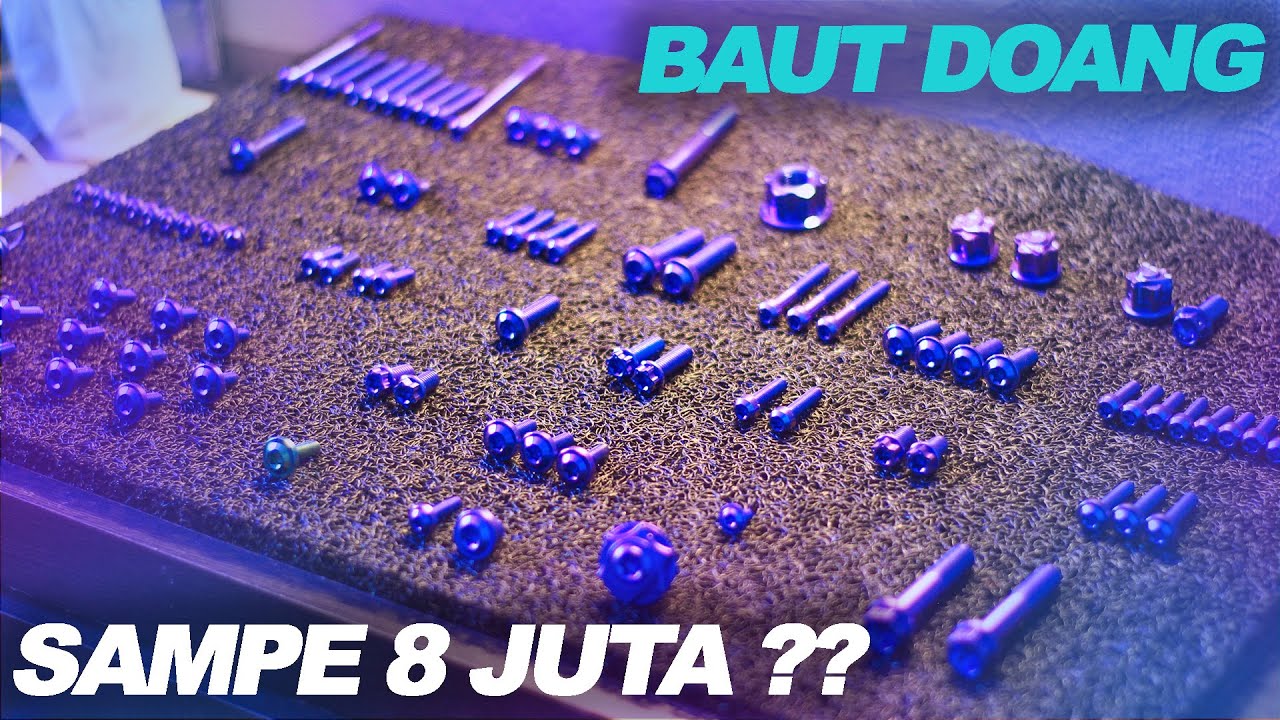 BELI BAUT PALING MAHAL PROTI TITANIUM BOLT ORIGINAL Buat Di Vario !!!! Mari Kita Coba