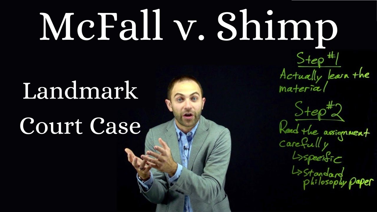 McFall v Shimp - Landmark Court Case - Should the government force someone to donate bone marrow?
