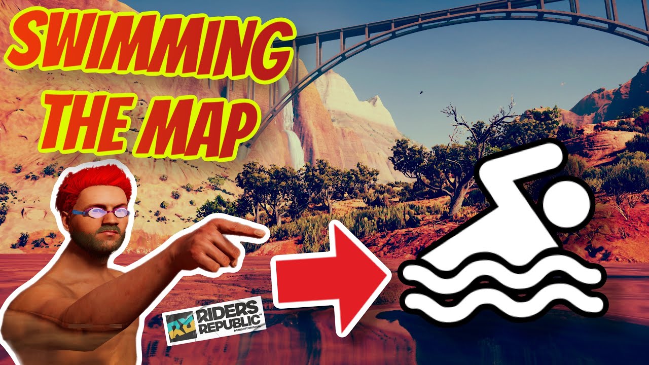 SWIMMING the Riders Republic Map!