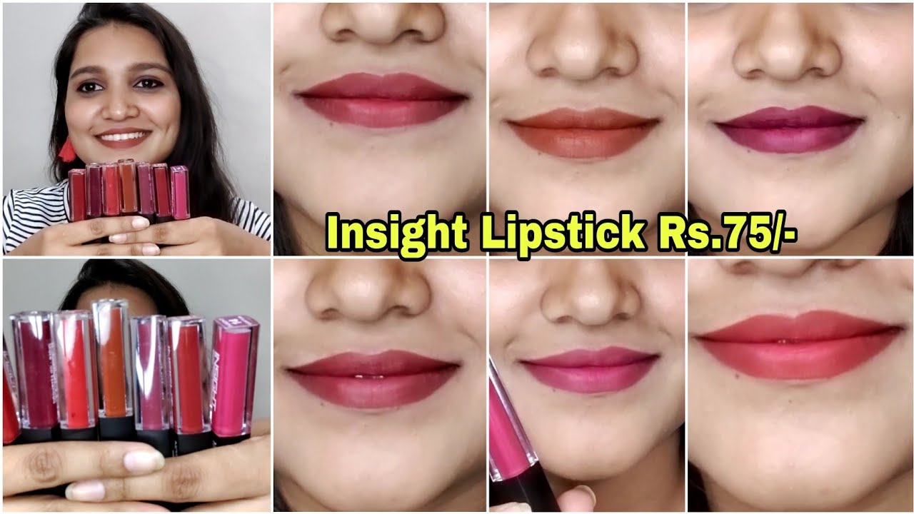 Insight Non Transfer Liquid Lipstick [Honest Review+ Swatches] Style With Sneha |