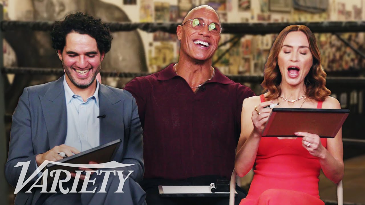 How Well Do Dwayne Johnson, Emily Blunt & Benny Safdie Know Each Other?