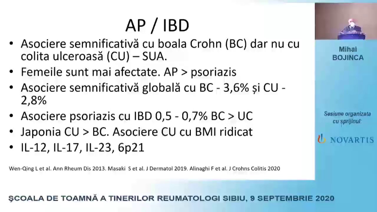 Artropatia psoriazica: clasificari si diagnostice