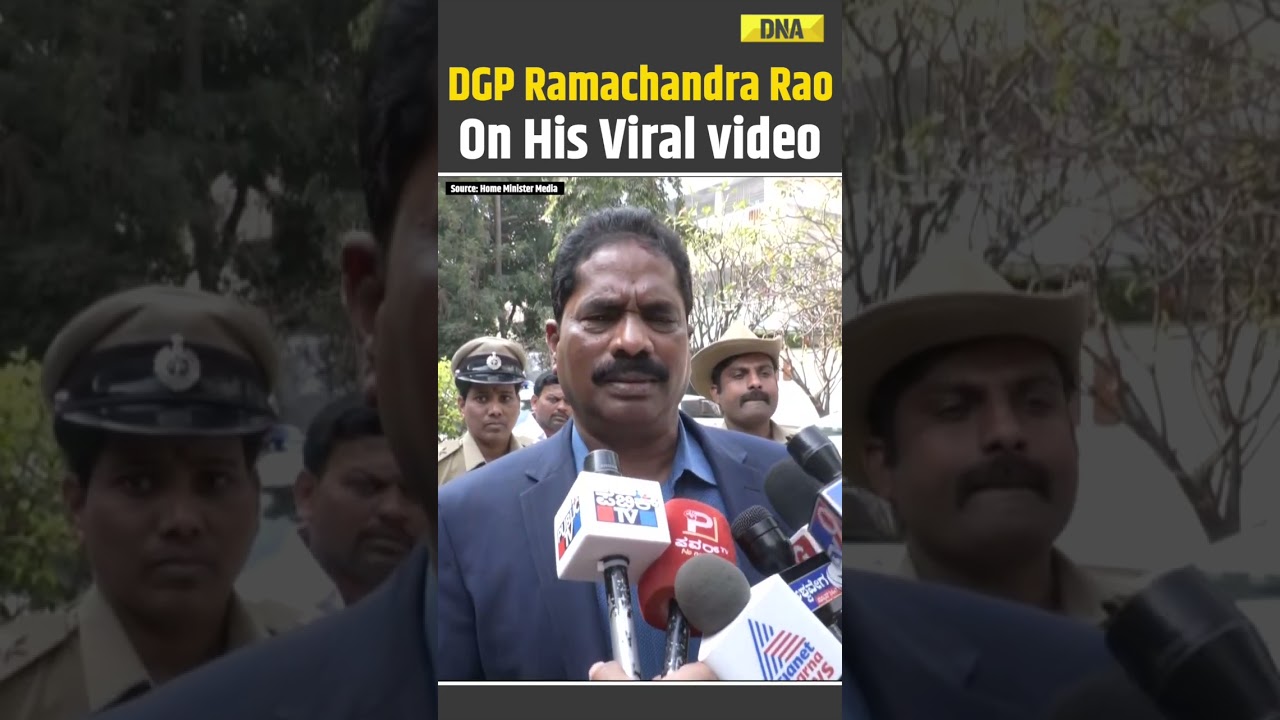 DGP Ramachandra Rao Viral Video: DGP Ramachandra Rao Speaks Out On Viral Video | Breaking News
