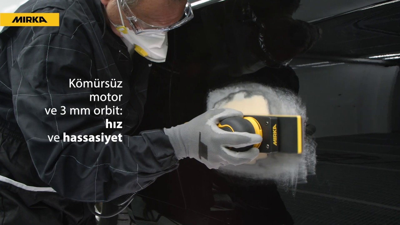Mirka DEOS Elektrikli Zımpara Makinesi- benzeri olmayan, etkili ve kompakt