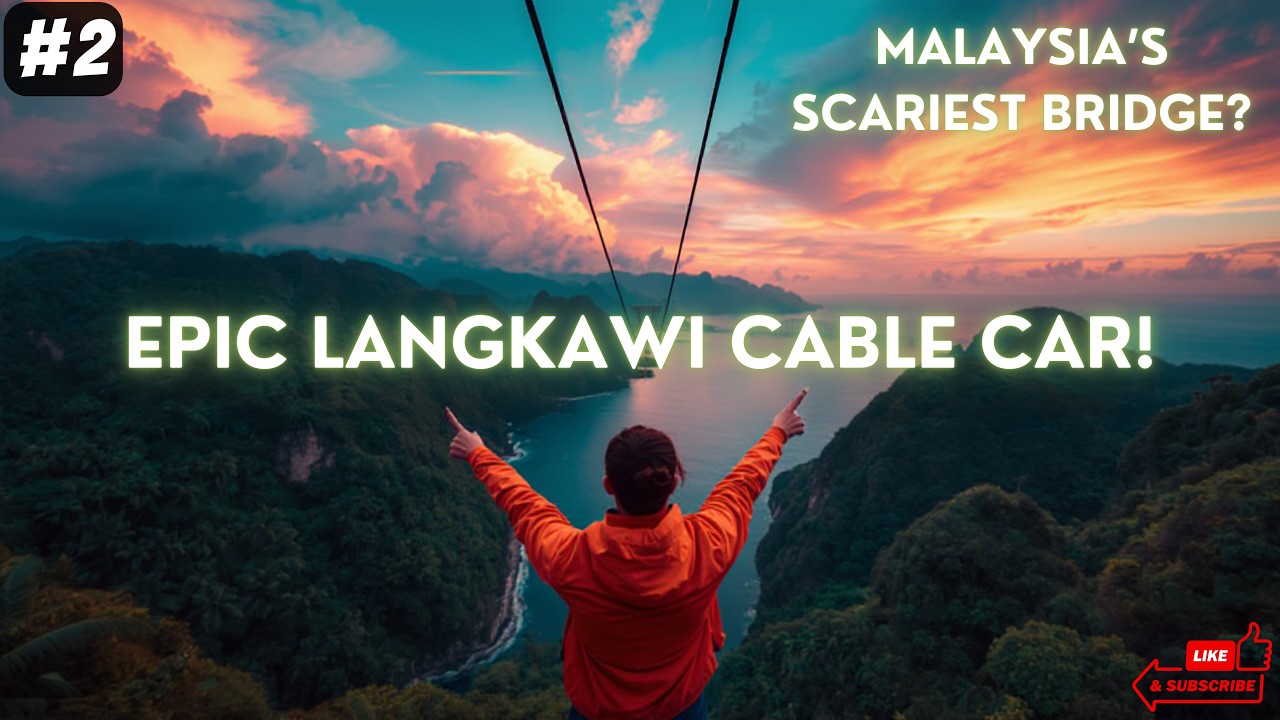 Epic Langkawi Cable Car Ride + SkyBridge Views 😍 | Night Market Exploration